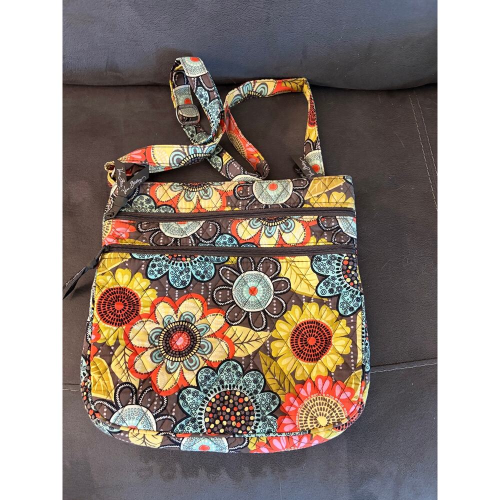 VERA BRADLEY Crossbody Purse Handbag FLOWER SHOWER